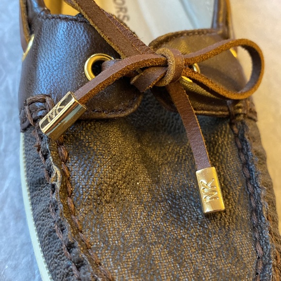 Michael Kors MK Blair slip on flat loafers Moccasins size 7 1/2 M. GUC - Picture 2 of 9